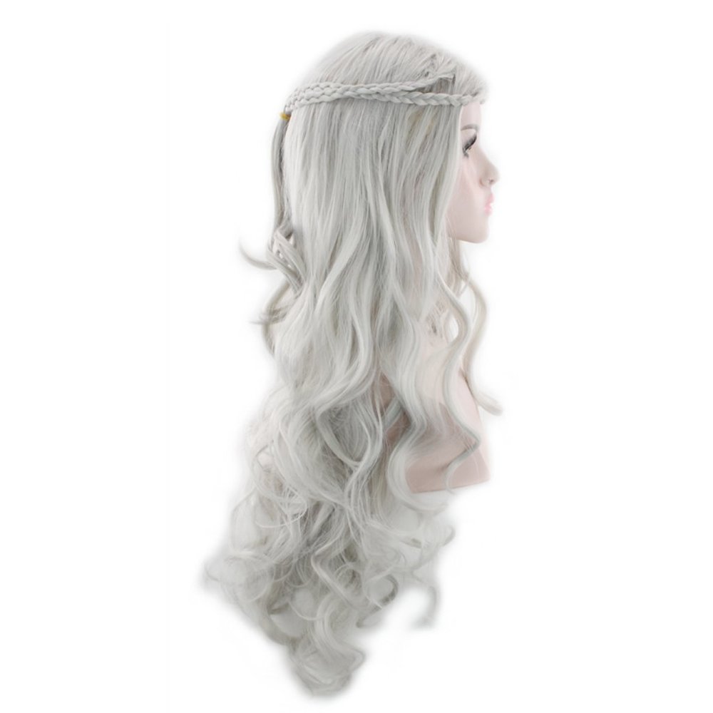 Women Gray Long Wigs - Picture 4 of 4